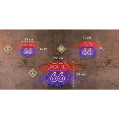 Neon ruta 66