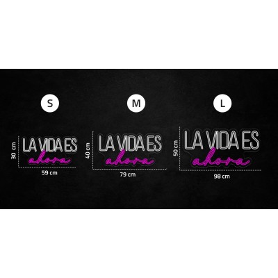 Neón la vida es ahora - Tu Fiesta Mola Mazo