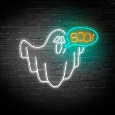 Neón Fantasma Halloween