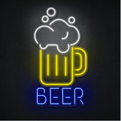 Neón beer cerveza