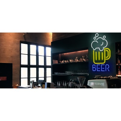 Neón beer cerveza