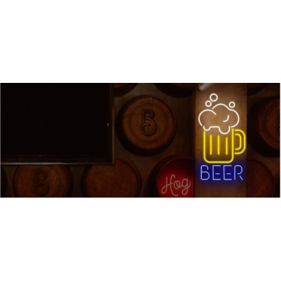 Neón beer cerveza