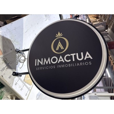 Banderola luminosa redonda económica - Tu Fiesta Mola Mazo