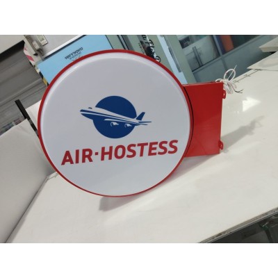 Banderola luminosa redonda económica