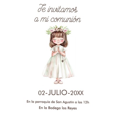 Invitación digital Comunión