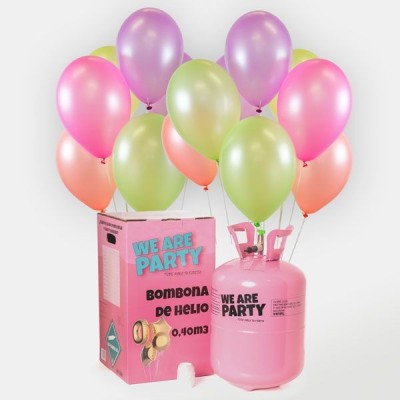 Pack Helio Maxi más Globos Neón