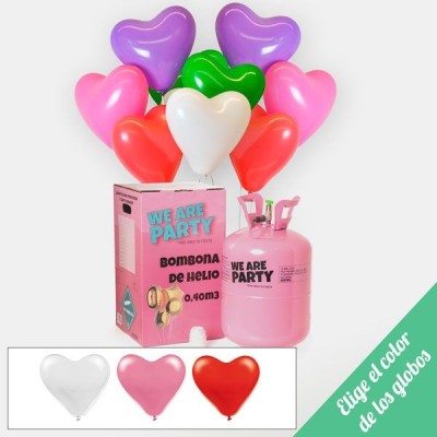 Pack de Helio con Corazones a tu GUSTO
