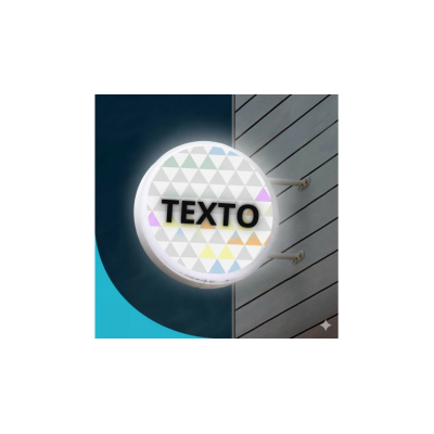 Banderola luminosa redonda económica - Tu Fiesta Mola Mazo