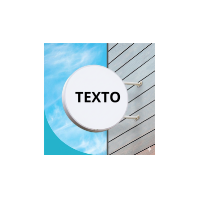 Banderola luminosa redonda económica - Tu Fiesta Mola Mazo