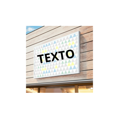 Cartel sin luz Enmarcado