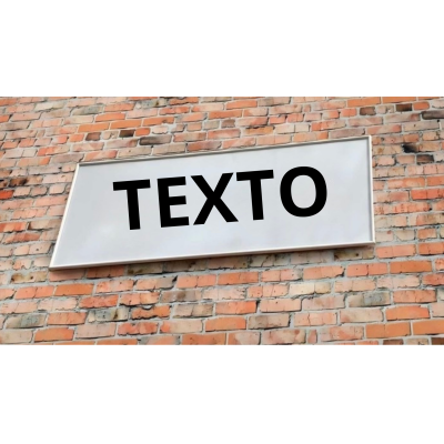 Cartel sin luz Enmarcado