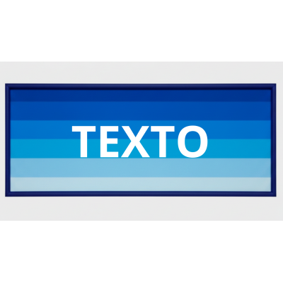 Cartel sin luz Enmarcado