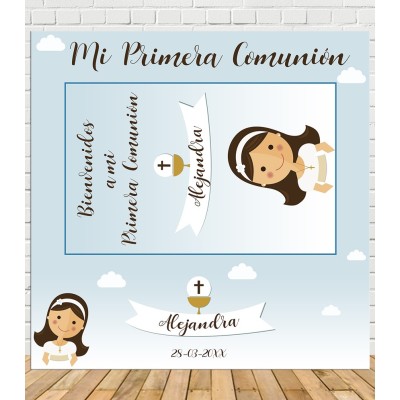 Photocall Comunión Niña