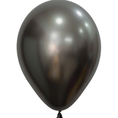 Globos Redondos Silk Gris Medianoche