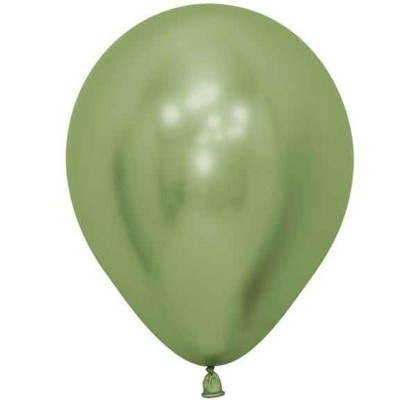 Globos Redondos Reflex Verde Lima