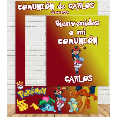 Photocall Comunión Pokemon