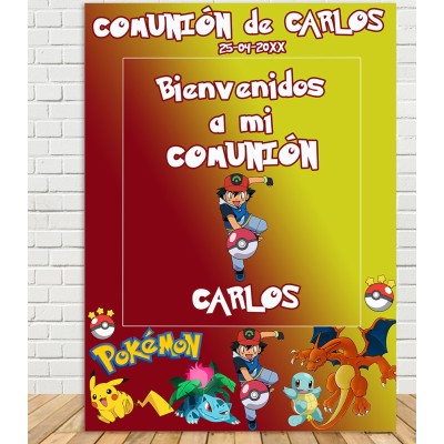 Photocall Comunión Pokemon