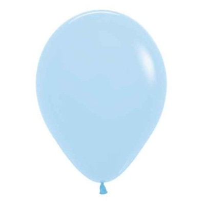 Globos redondos Azul claro Fashion Pastel Mate