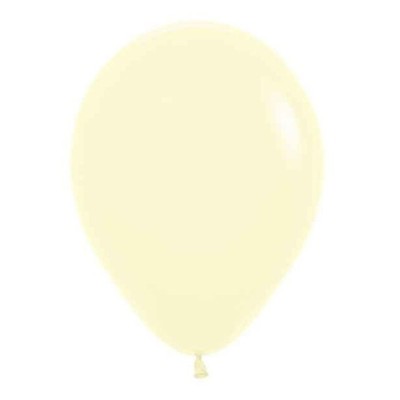 Globos Pastel Amarillo Mate