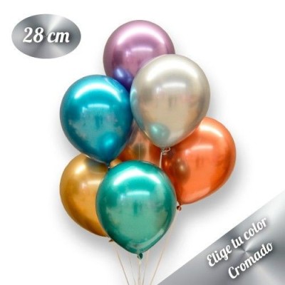 Globos DECO Latex Cromados