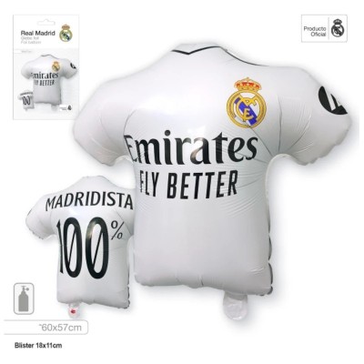Globos Foil Camiseta Real Madrid