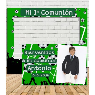 Photocall Comunión de Fútbol