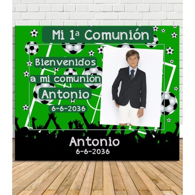 Photocall Comunión de Fútbol