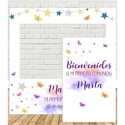 Photocall Comunión Niña