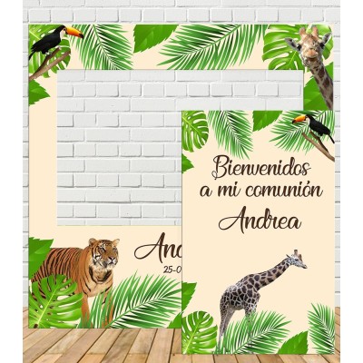 Photocall Comunión Selva