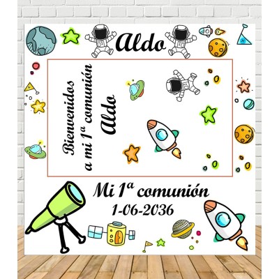 Photocall`Comunión Astronauta