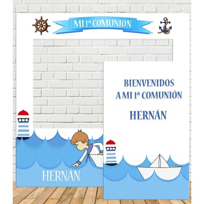 Photocall Comunión Marinero