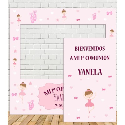 Photocall Comunión Bailarina