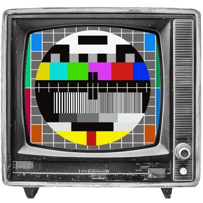 Photocall Televisor Retro con Carta de Ajuste