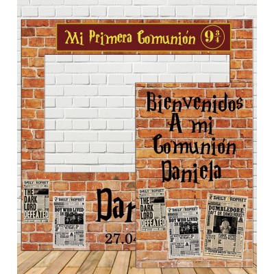 Photocall Comunión Harry Potter