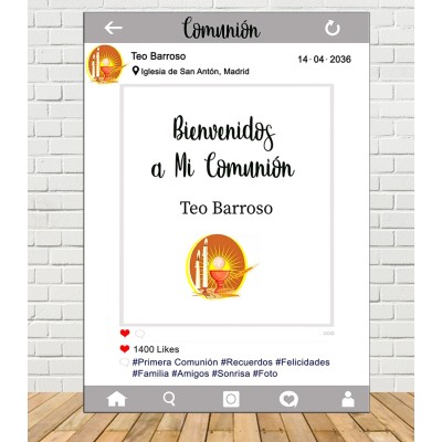 Photocall Instagram Comunión