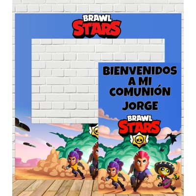 Photocall Comunión Niñ@ Brawl Stars