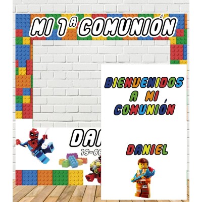 Photocall Comunión Lego