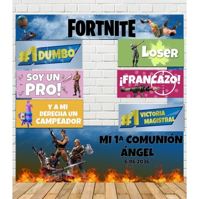 Photocall Fortnite Comunión