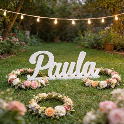 Letras Gigantes con Nombre para Comunión | Nombre de Corcho XXL