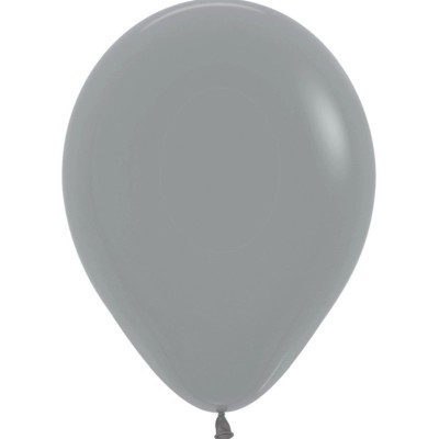 Globos 11" Fashion Solido Gris Urbano