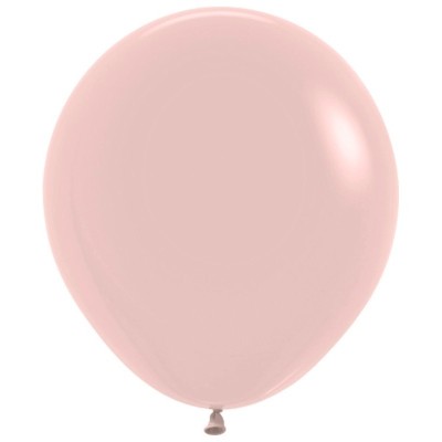 Globos 18" Fashion Solido Blush Crema