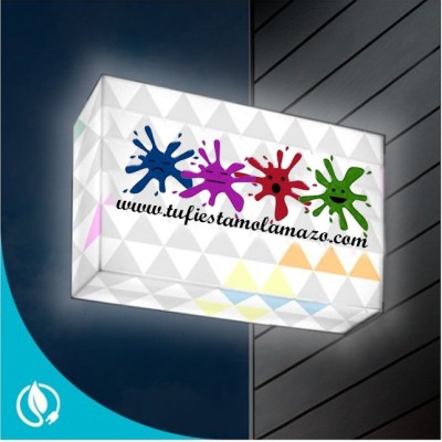 Banderola luminosa metacrilato