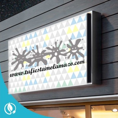 Placa para rótulo luminoso