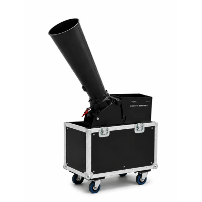 Máquina de Confeti Big Blaster CO2 profesional con tolva para grandes festivales