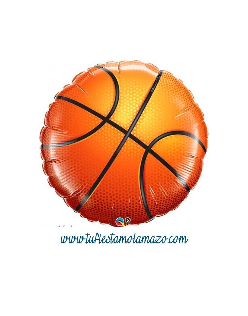 Globo de foil de pelota basket o baloncesto - Tu Fiesta Mola MAzo