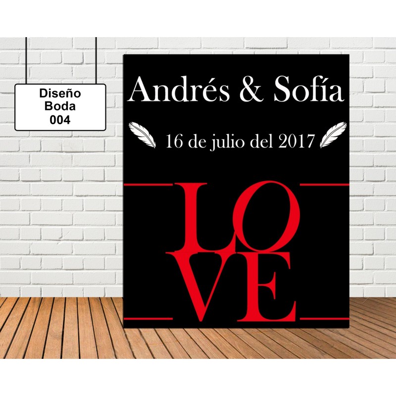 Diseño de boda LOVE Diseño de boda LOVE