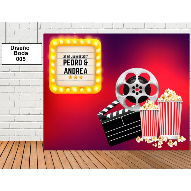 Diseño de Boda de Sala de Cine Diseño de Boda de Sala de Cine