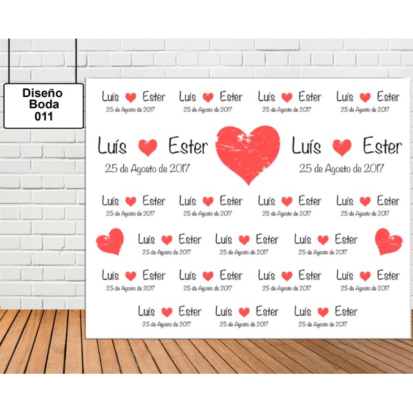 Diseño Boda de Corazones
