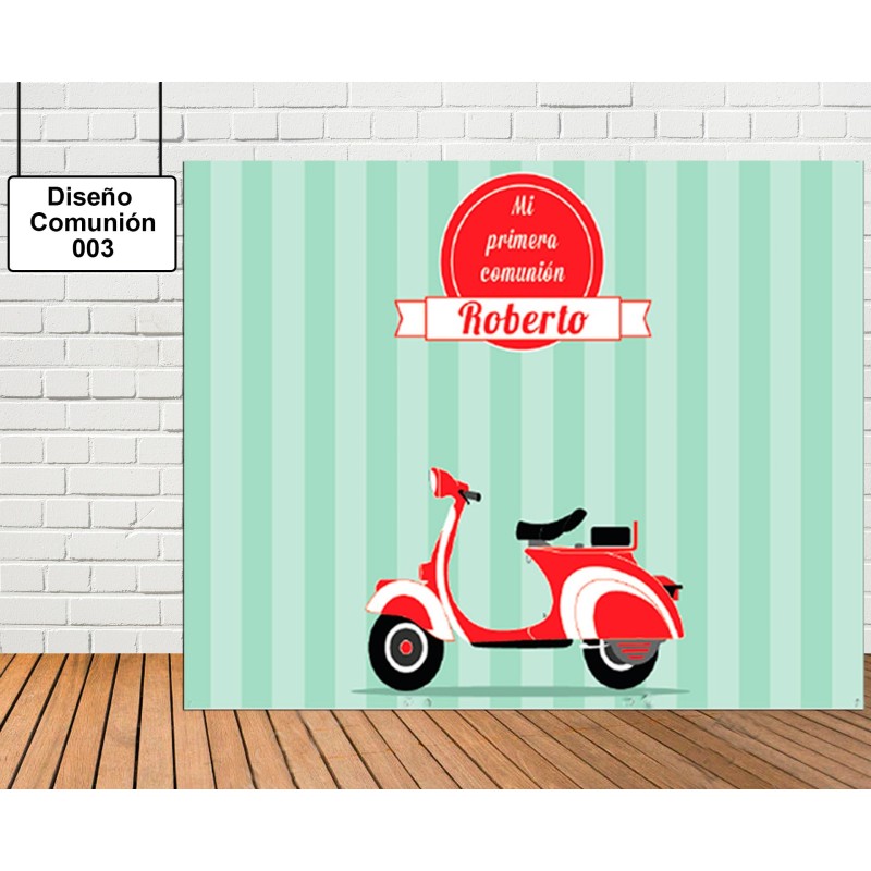 Diseño de comunión de Vespa Diseño de comunión de Vespa