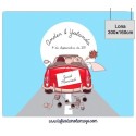 Lona de Photocall de 300X160 cm.